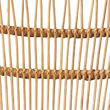 Baxton Studio Earvin Modern Bohemian Rattan 2-Piece Set