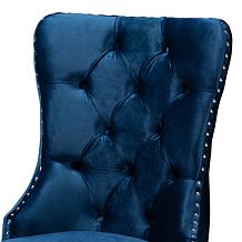 Baxton Studio Honora Contemporary Fabric 2 Piece Dining Chair Set