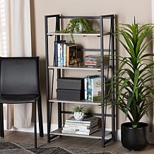 Baxton Studio Lakota Modern Industrial Metal 4-Tier Display Shelf