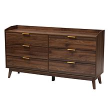 Baxton Studio Lena Mid Century Finished Wood 3 Piece Storage Set