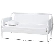 Baxton Studio Lucera Bobbin Mid-Century Inspired Daybed - Black Twin