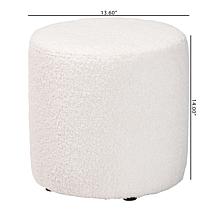 Baxton Studio Tori Modern Upholstered Ottoman