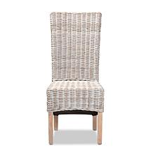 Baxton Studio Trianna Rustic Transitional Rattan Dining Chair