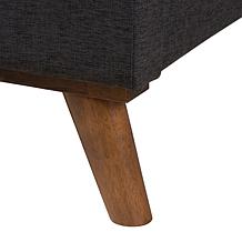 Baxton Studio Valencia Mid Century Fabric Full 2 Piece Bedroom Set