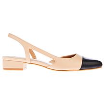 BCBGeneration Tillie Cap-Toe Slingback Heeled Sandal