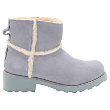 BEARPAW® Adalee Faux Fur-Trimmed Suede Boot w/Rain & Stain Repellent