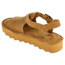 bearpaw peep toe booties