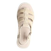 BEARPAW Delilah Raffia Gladiator Platform Sandal