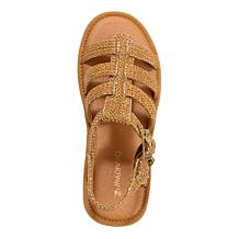 BEARPAW Delilah Raffia Gladiator Platform Sandal