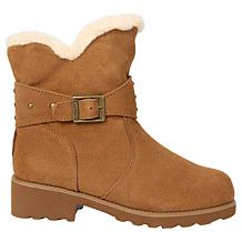 BEARPAW® Kathleen Suede Heeled Boot with Rain Repellent