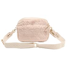 BEARPAW® Plushy Faux Fur Crossbody Camera Bag