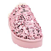 BEARPAW® Portia Sequin and Suede Mule Slipper