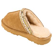 BEARPAW® Tanya Suede Embellished Slipper Mule