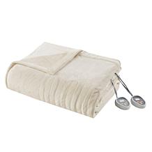 Beautyrest Heated Knitted Microlight Blanket-Queen