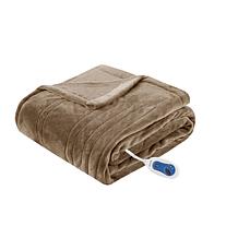 Beautyrest Heated Microlight Oversized Throw-Mink