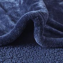 Beautyrest Heated Microlight to Berber Oversized Throw