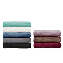 Beautyrest Heated Plush Blanket - Black Full