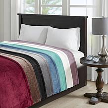Beautyrest Heated Plush Knitted Microlight Blanket - Queen