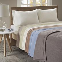 Beautyrest Washable Fleece Electric Blanket - Twin/Gray