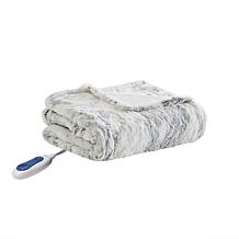 Beautyrest Zuri Oversized Faux Fur Heated Throw 50" x 70"