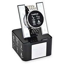 Bebe Adult Female Silver-Tone Smart Watch - Silver-Tone