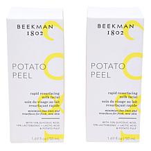 Beekman 1802 Rapid Resurfacing Milk Facial Exfoliant Treatment 2-pack