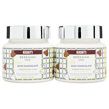 Beekman 1802 X Hershey's Milk Chocolate Body Cream 2pc Gift Set