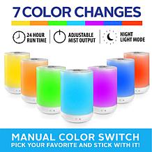 Bell & Howell Top Fill Color-Changing Humidifier
