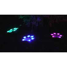 Bell + Howell Color-Changing and White Solar Paw Lights - 6-pack