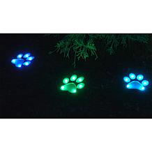 Bell + Howell Color-Changing and White Solar Paw Lights - 6-pack