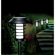 Bell + Howell Color Changing Solar Pathway Lanterns - 4-pack