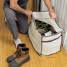 Bell + Howell Foldable Zippered Rolling Storage Bag 2-pack