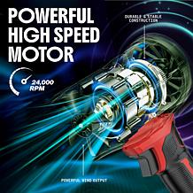 Bell + Howell Rechargeable Bullseye Blower Deluxe with Nozzle