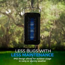 Bell + Howell Solar Lantern and Bug Zapper with LED Light