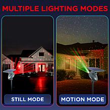 Bell + Howell Solar Startastic Motion Holiday LED Projector