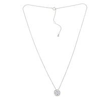 BellaMoi Sterling Silver 2ct Created Moissanite Solitaire Necklace