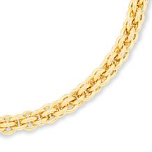 Bellezza 18" Bronze Polished Cestina Chain Necklace