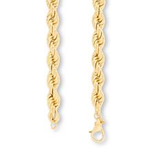 Bellezza 20" Bronze Chunky Rope Chain Necklace