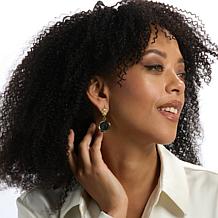 Bellezza 50 Lira Mini Coin Bronze Drop Earrings