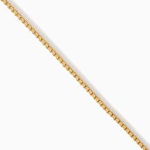 Bellezza Bronze 3mm Box Chain Necklace with Magnetic Clasp