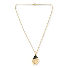 Bellezza Bronze Black Spinel Sea Life Pendant with 20" Chain