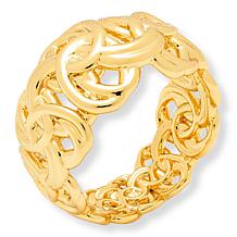 Bellezza Bronze Byzantine Graduated Link Ring