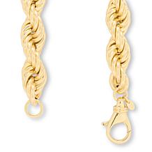 Bellezza Bronze Chunky Rope Chain Bracelet