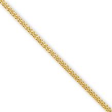 Bellezza Bronze Goldtone Cuban Link 18" Necklace