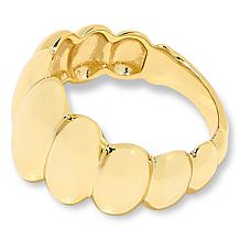Bellezza Bronze Graduated Overlapping Band Ring