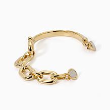 Bellezza Bronze Half Chain Half Bangle Bracelet