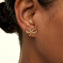 Bellezza Bronze Hoop, Dangle and Stud Earrings 3-piece Set