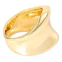 Bellezza Bronze Polished Abstract Saddle Ring