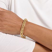 Bellezza Bronze Polished Cestina Chain Bracelet