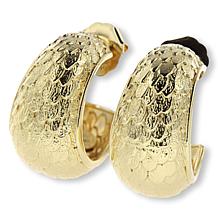 Bellezza Bronze Puffed Luxe Hoop Earrings